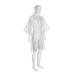 Alternative view of Poncho o capamanga desechable de polietileno, PRETUL