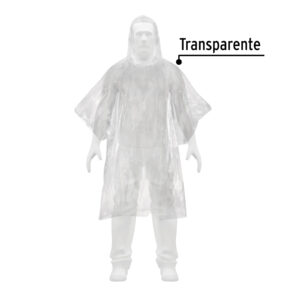 Poncho o capamanga desechable de polietileno, PRETUL - Imagen 3