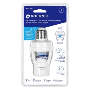 Portalámpara con sensor de movimiento 360°, VOLTECK - Imagen 5