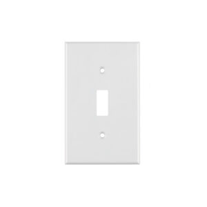 Placa de ABS para interruptor vertical, Standard, blanco - Imagen 2