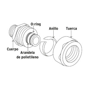Codo 90° para PEALPE, 1/2', FOSET - Imagen 5