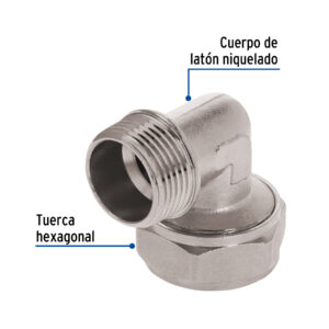 Codo 90° para PEALPE, 3/4', con rosca macho, FOSET - Imagen 3