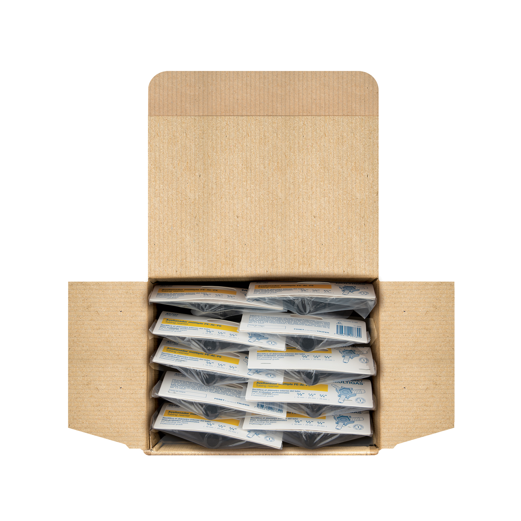 Avellanador para tubería de PE-AL-PE, 3/8' a 3/4', FOSET - Imagen 5