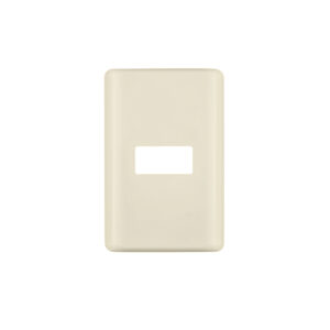 Placa 1 módulo, marfil, línea VOLTECK BASIC - Imagen 2