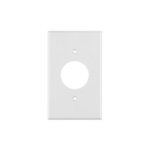 Placa de ABS para contacto redondo, Standard, blanco