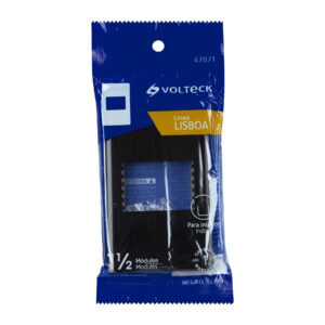 Placa negra de 1 ventana 1.5 módulos, línea Lisboa, VOLTECK - Imagen 5
