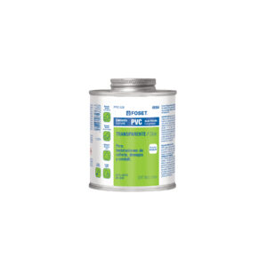 Cemento p/PVC, transparente, baja presión, lata 500ml, FOSET - Imagen 2