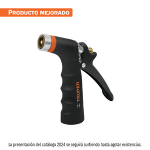 Alternative view of Pistola para riego de 2 funciones metálica con recubrimiento