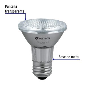 Lámpara de halógeno 50 W tipo PAR 20, en caja, VOLTECK - Imagen 3