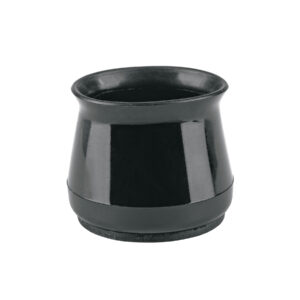 Caja con 24 protectores para patas de silla, negro