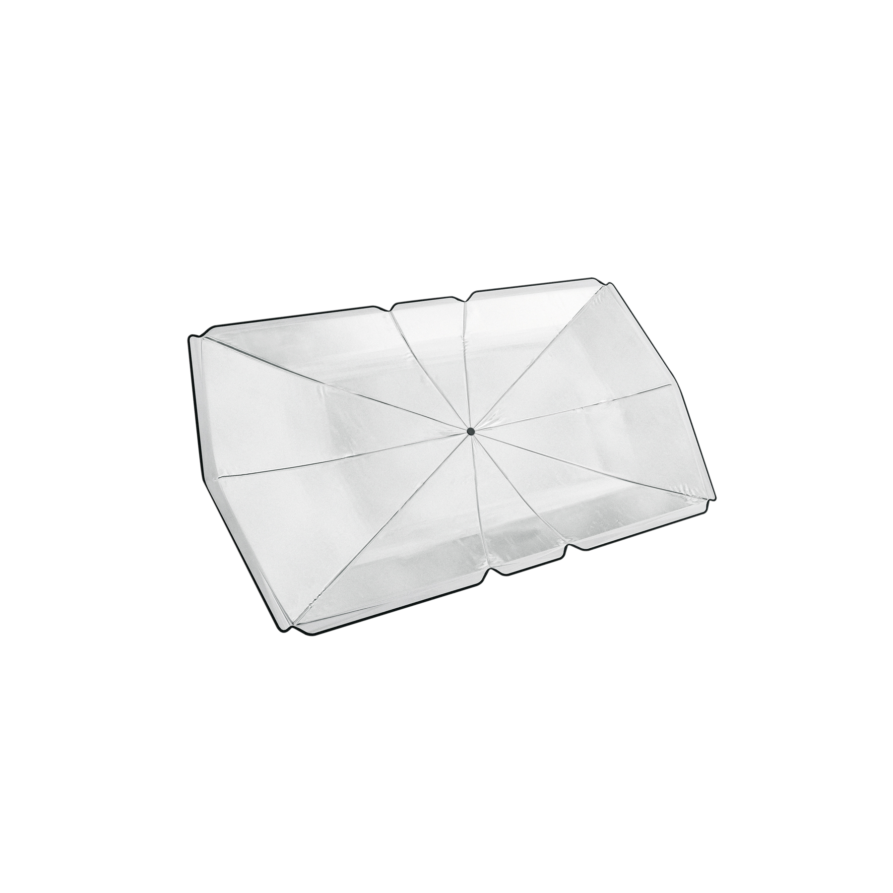 Parasol plegable de 128 cm para auto, TRUPER - Imagen 2