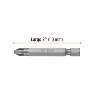 Estuche con 50 puntas de cruz PH2 largo 2', TRUPER EXPERT - Imagen 4