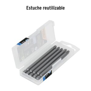 Estuche con 5 puntas de cruz PH3 largo 4', TRUPER EXPERT - Imagen 5