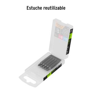Estuche con 5 puntas dobles PH1 y 1/4' largo 2', EXPERT - Imagen 5