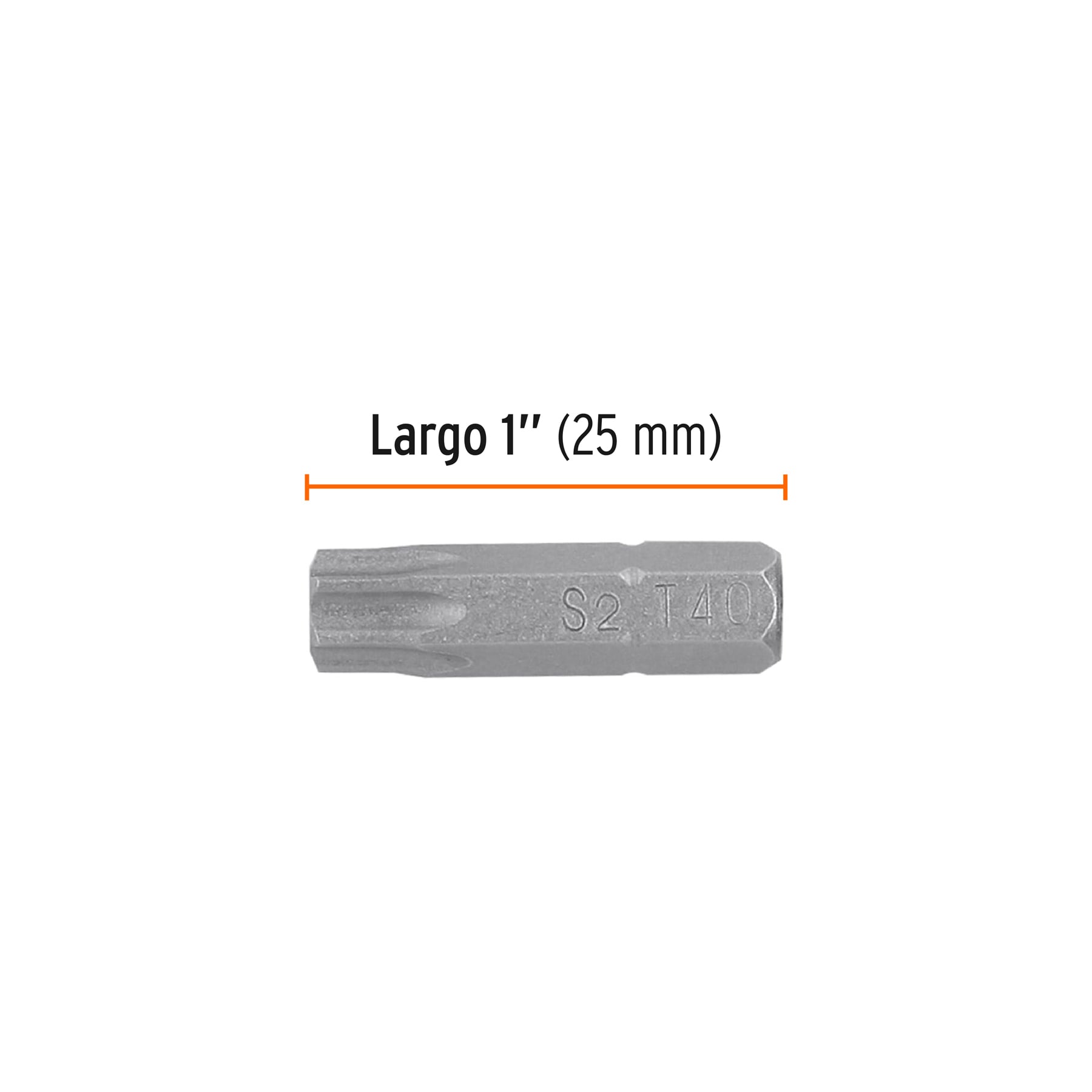 Estuche con 5 puntas torx T40 largo 1', TRUPER EXPERT - Imagen 4