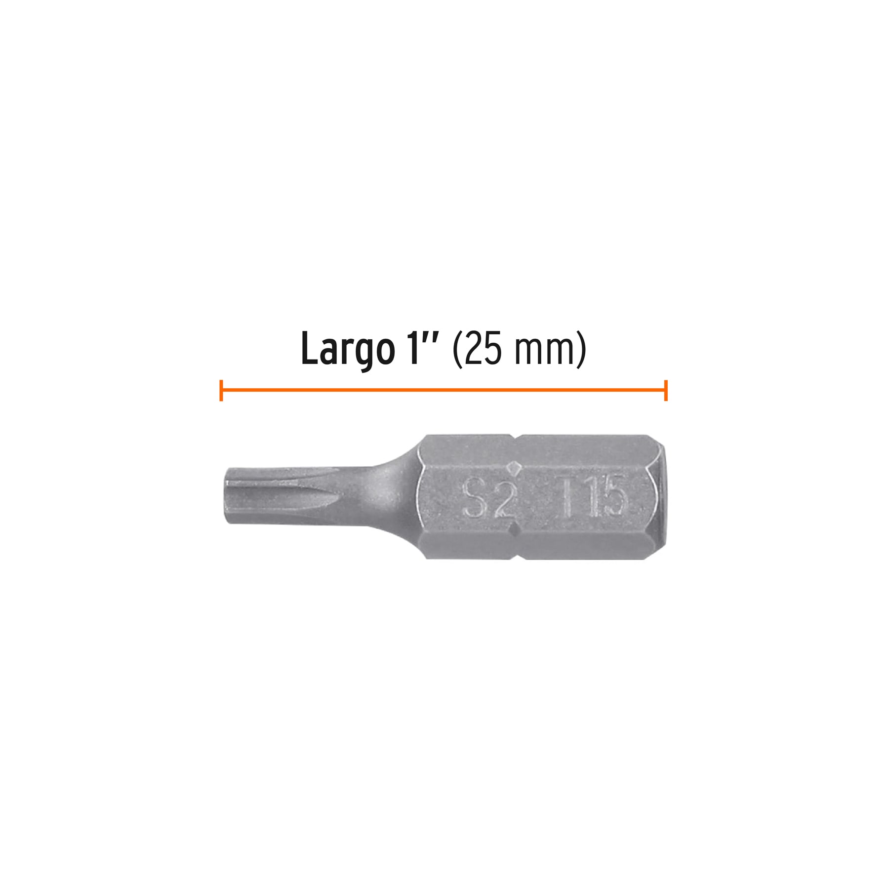 Estuche con 5 puntas torx T15 con seguro largo 1', EXPERT - Imagen 4