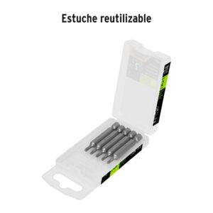 Estuche con 5 puntas torx T10 con seguro largo 2', EXPERT - Imagen 5