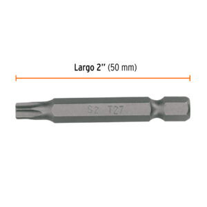 Estuche con 5 puntas torx T27 con seguro largo 2', EXPERT - Imagen 4
