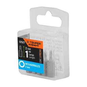 Estuche con 5 puntas hexagonales de 2 mm largo 1', EXPERT - Imagen 6