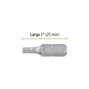 Estuche con 5 puntas hexagonales de 1/8mm largo 1', EXPERT - Imagen 4