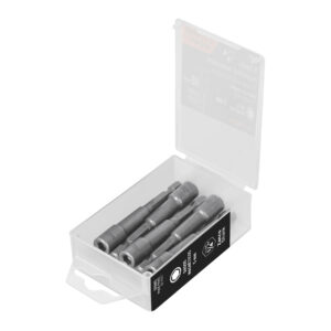 Estuche con 5 dados magnéticos de 5 mm largo 2-1/2', EXPERT
