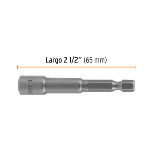 Estuche con 5 dados magnéticos de 6 mm largo 2-1/2', EXPERT - Imagen 4