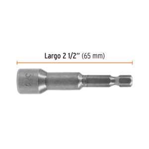 Estuche con 5 dados magnéticos de 3/8' largo 2-1/2', EXPERT - Imagen 4