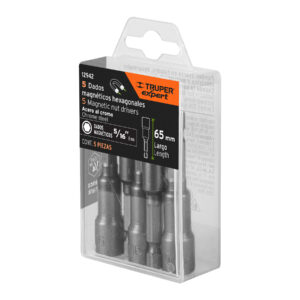 Estuche con 5 dados magnéticos de 5/16' largo 2-1/2', EXPERT - Imagen 6