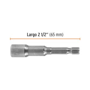 Estuche con 5 dados magnéticos de 5/16' largo 2-1/2', EXPERT - Imagen 4