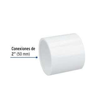 Cople de PVC cédula 40 de 2', FOSET - Imagen 3