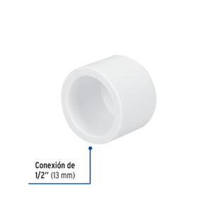 Tapón de PVC 1/2', FOSET - Imagen 3