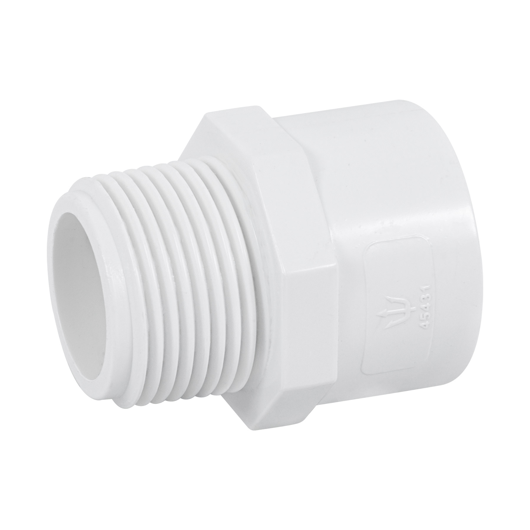 Adaptador macho de PVC de 1', FOSET - Imagen 2