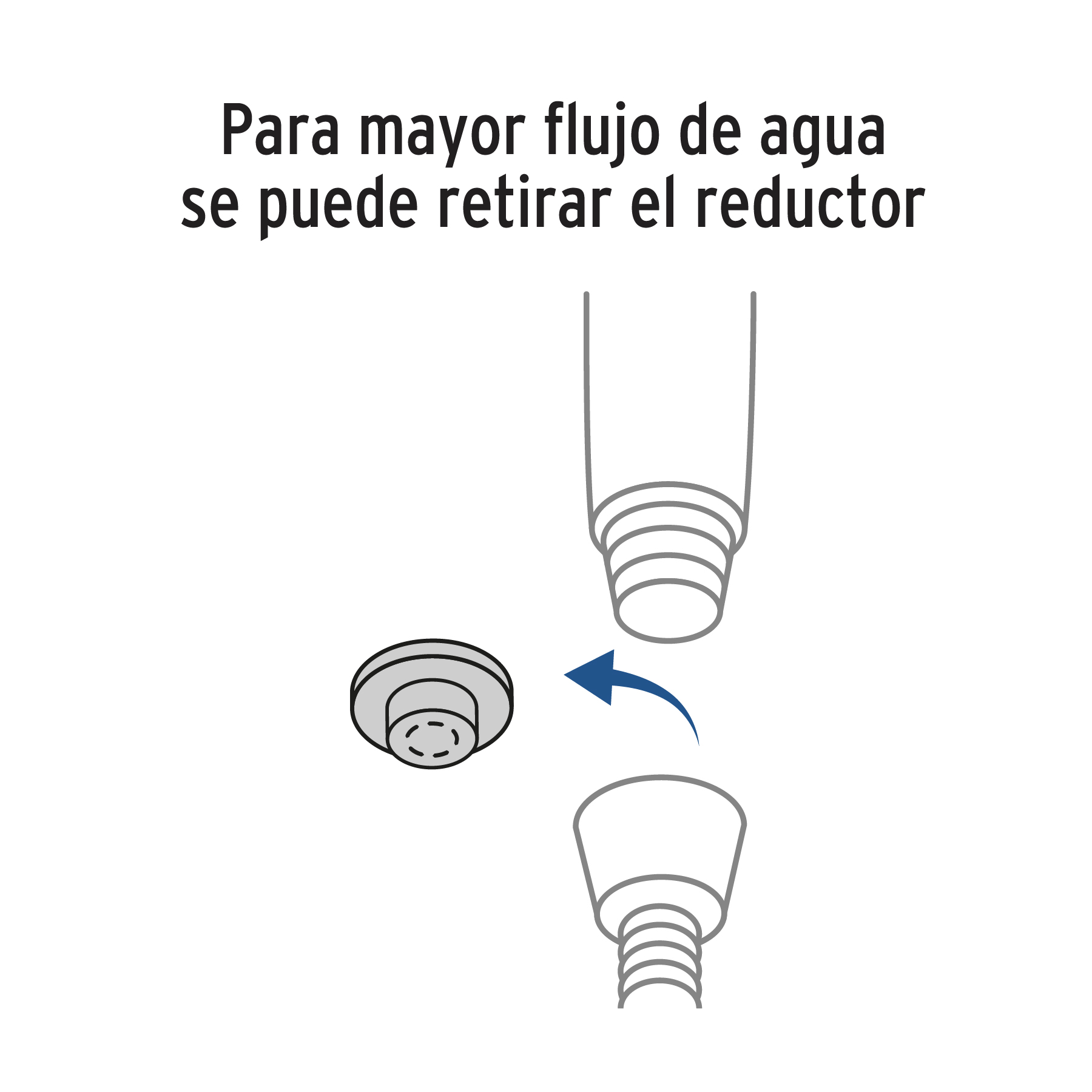 Regadera satín de teléfono 4' con soporte, FOSET ELEMENT - Imagen 3