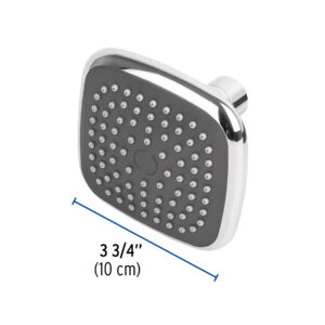 Regadera cuadrada de ABS 3-3/4' sin brazo, FOSET BASIC - Imagen 5