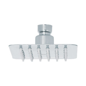 Regadera cuadrada 4', acero inox, sin brazo, cromo, TÚBIG