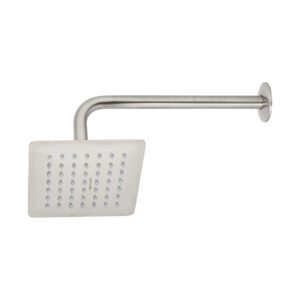 Alternative view of Regadera cuadrada 6', acero inox, con brazo, satín, TÚBIG