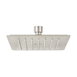 Regadera cuadrada 6', acero inox, sin brazo, satín, TÚBIG