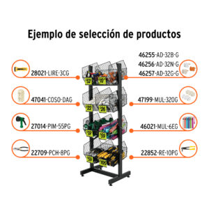 Rack botadero, metálico, 4 niveles, TRUPER - Imagen 5
