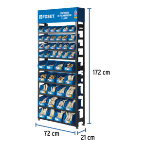 Rack con conexiones para manguera de PP, FOSET - Imagen 3