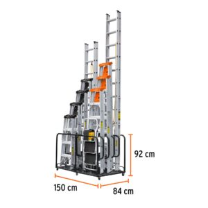 Rack para 10 escaleras, TRUPER - Imagen 3