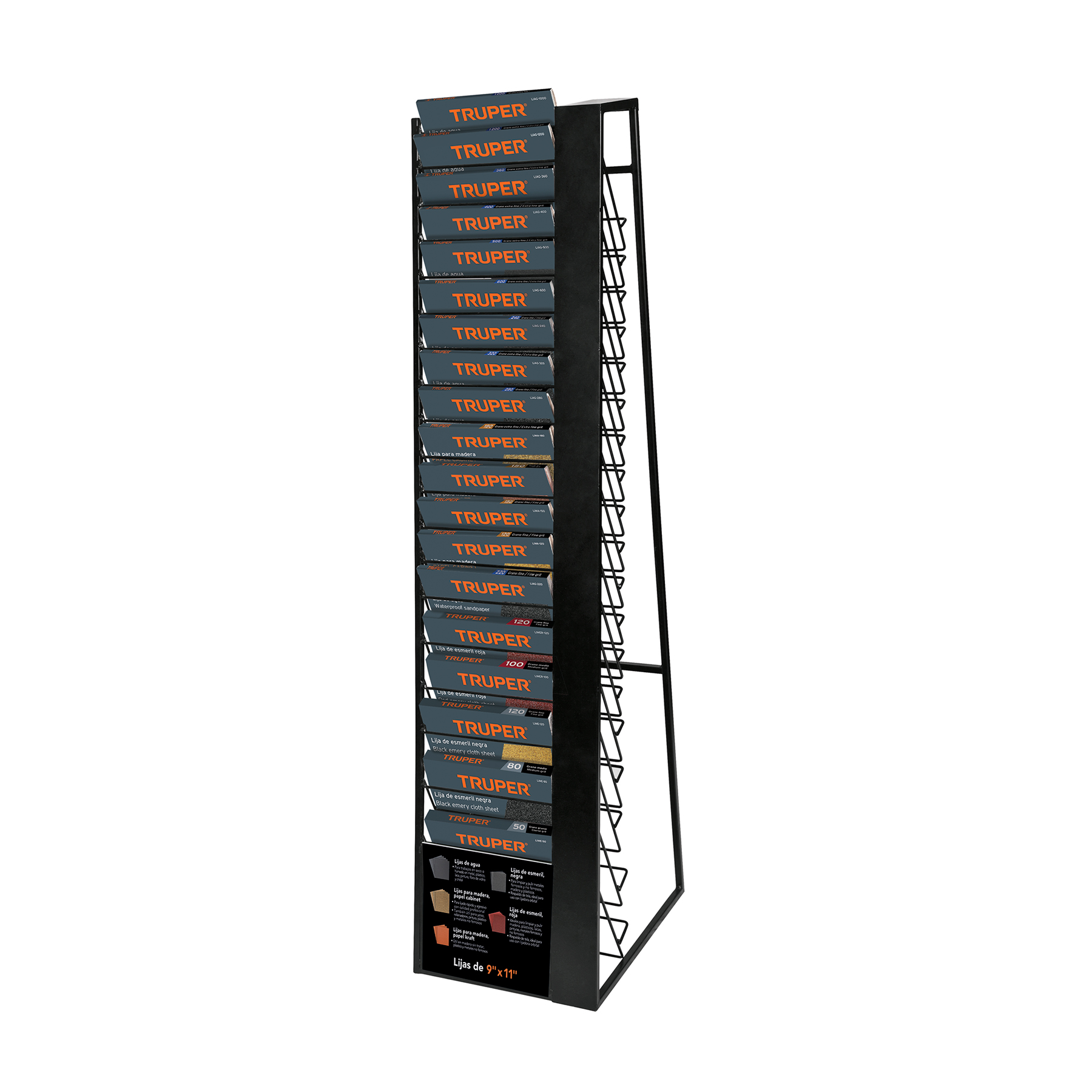 Rack para 19 hojas de lija, TRUPER - Imagen 2