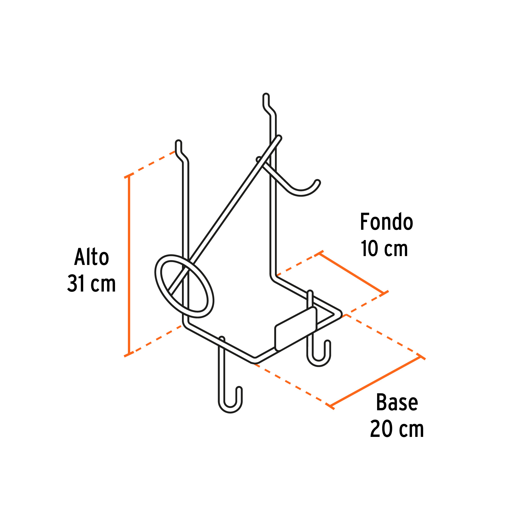 Rack para taladros, universal, TRUPER - Imagen 3