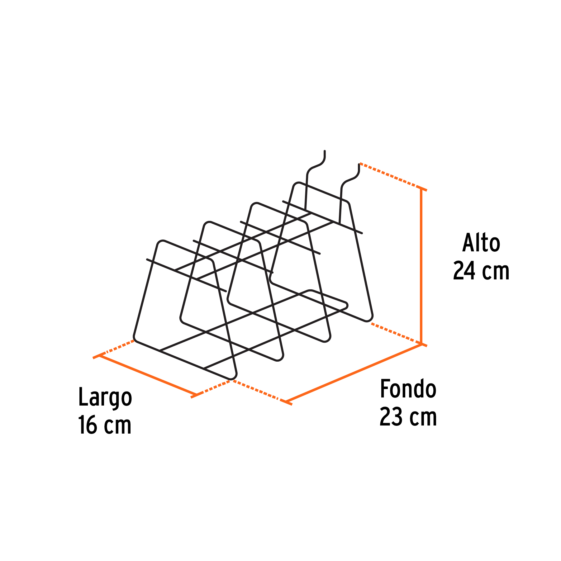 Rack para tijeras de poda, TRUPER - Imagen 3