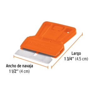 Minirraspador plástico con cuchilla de 1-1/2', TRUPER - Imagen 4