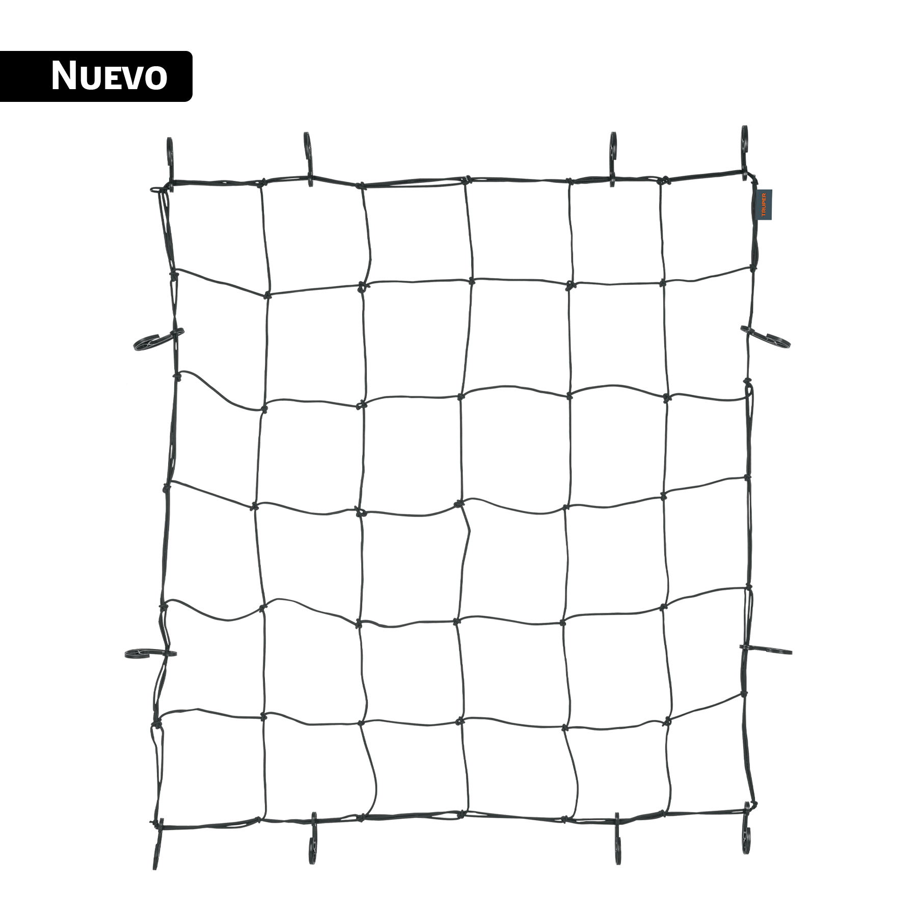 Red de carga de 1 m x 1 m para porta equipaje, TRUPER - Imagen 2