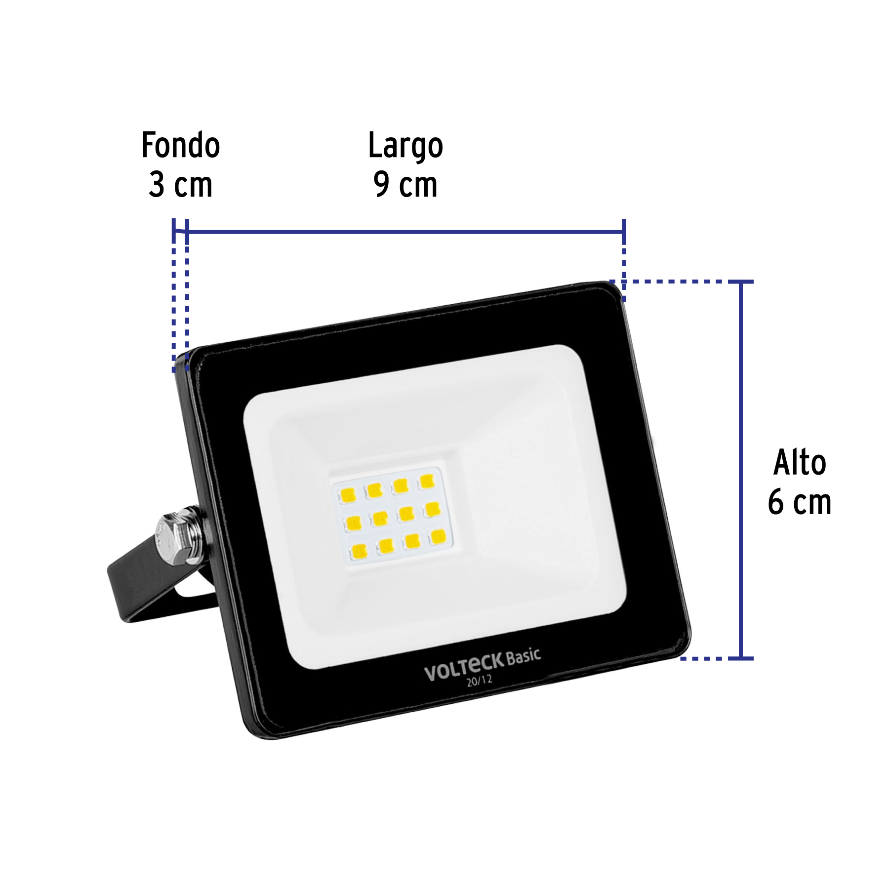 Reflector LED para exteriores 10W 6500K, VOLTECK BASIC - Imagen 5