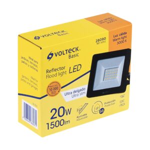 Reflector LED para exteriores 20W 3000K, VOLTECK BASIC - Imagen 7