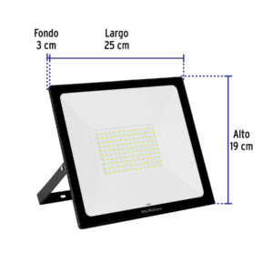 Reflector LED para exteriores 100W 6500K, VOLTECK BASIC - Imagen 5