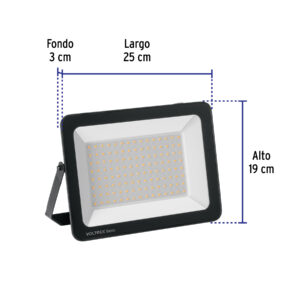 Reflector LED para exteriores 100W 3000K, VOLTECK BASIC - Imagen 3