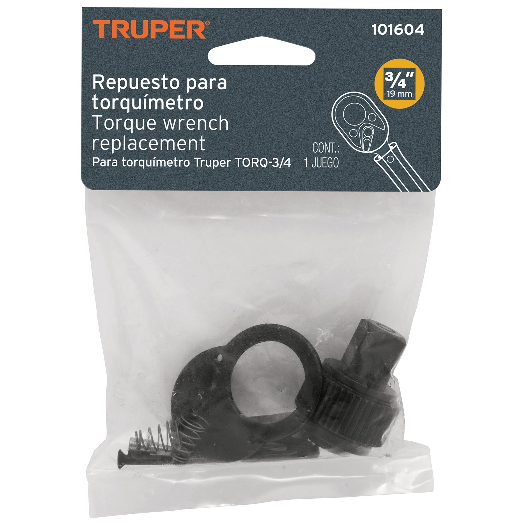 Repuestos para mango tipo torquímetro de 3/4', TRUPER - Imagen 4